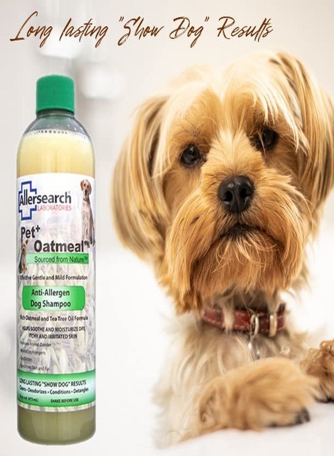 Allersearch Pet+ Oatmeal Anti-Allergen Dog Shampoo 16 oz - Image 4
